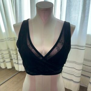 Lace sports bra